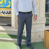شلوار پارچه ای مردانه مدل راسته فاق بلند دمپا کاملا راسته قد بلند بدونه کشسانی کیفیت عالی