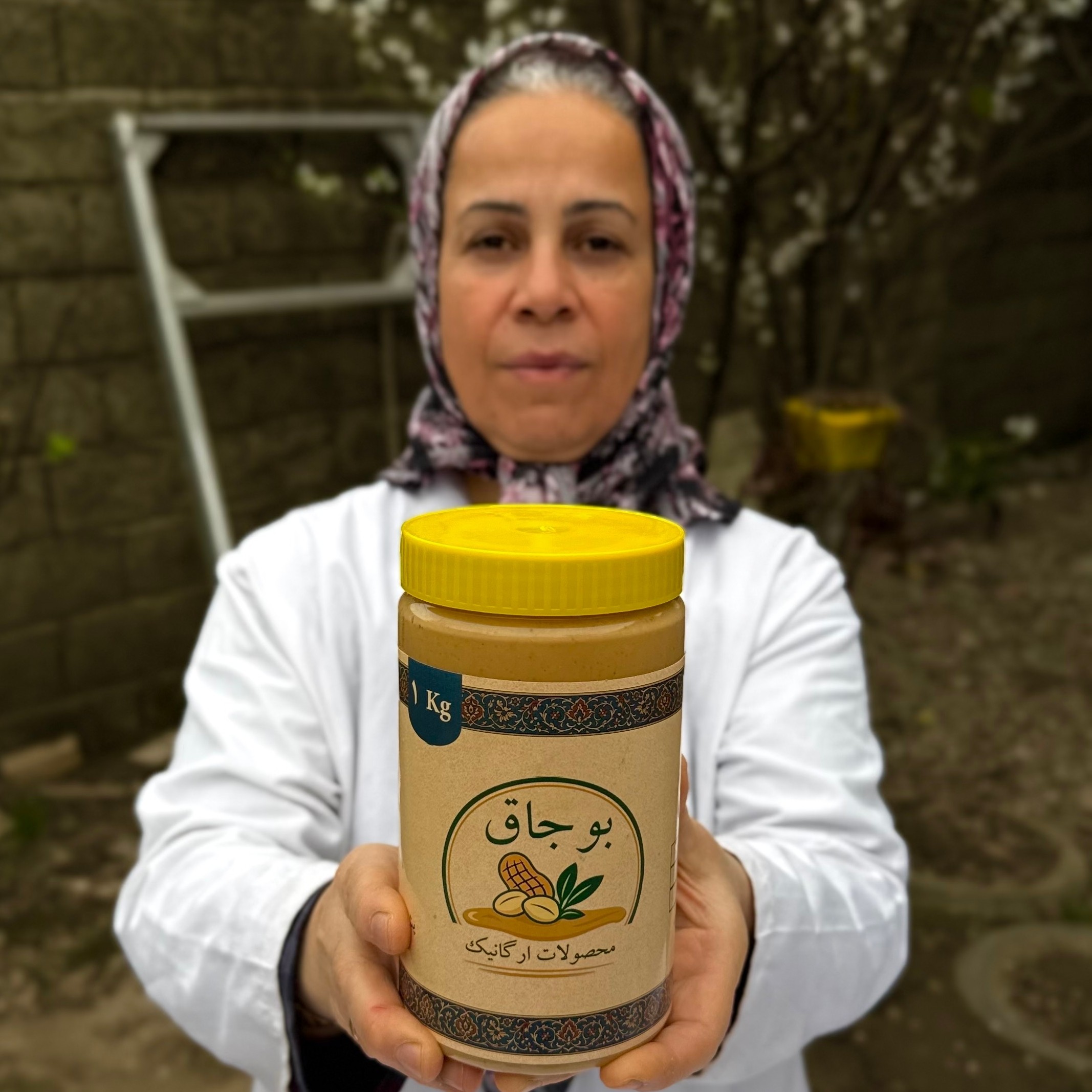 کره بادام زمینی ساده آستانه اشرفیه ( 1کیلو)