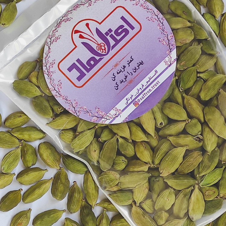 هل اکبر بنفش 50 گرمی اعتماد معطر و سبز و درشت (تخفیف ویژه)