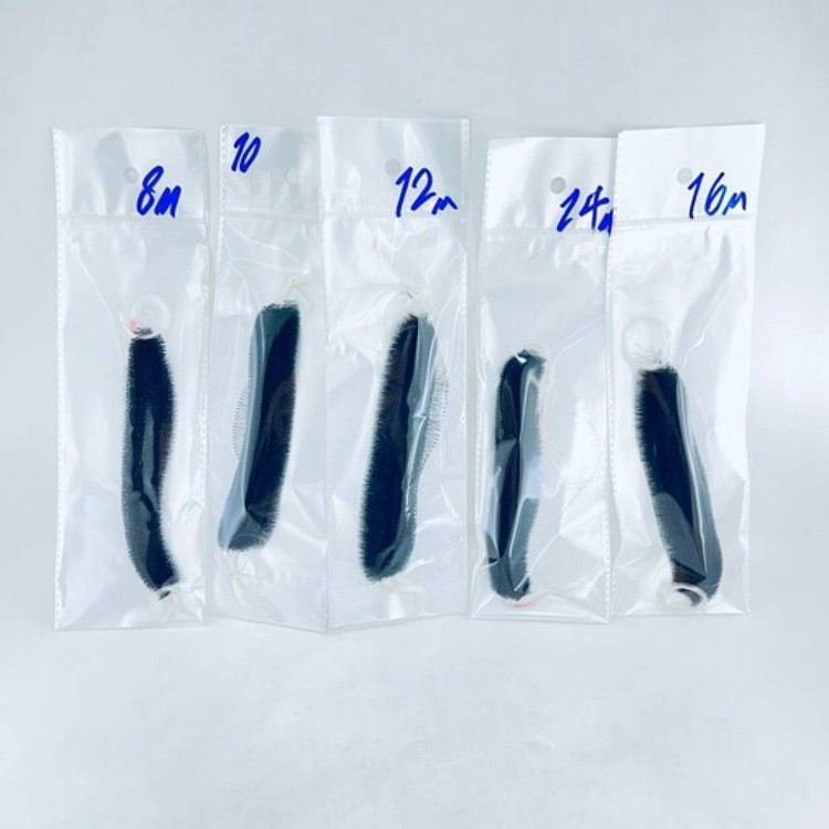 مژه ریسه ای 10 کره ای مژه ریلی سایز 10 فِر دی مژه ابریشمی کیفیت عالی فر D اصلی کاشت موقت طبیعی موژه نخی کاشت مژه مصنوعی