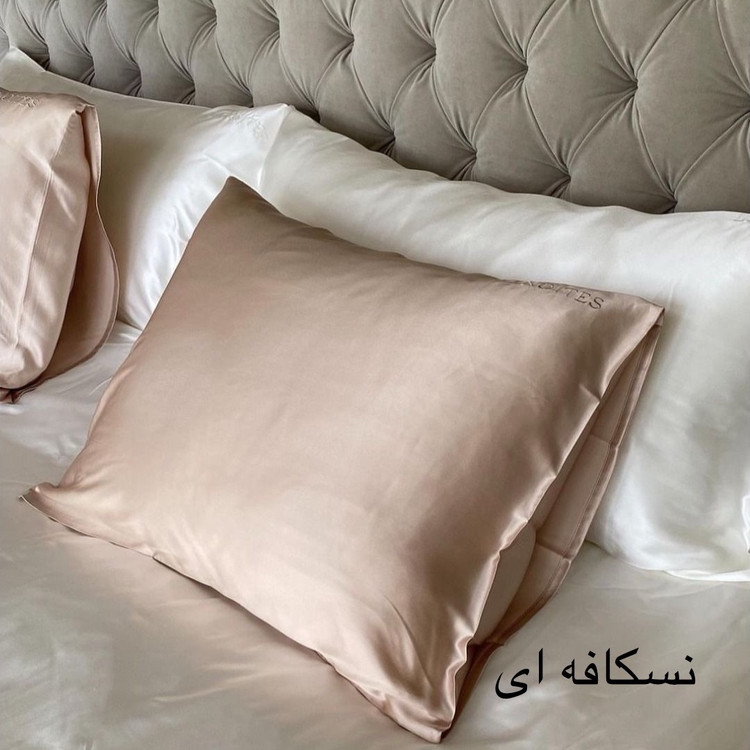 روبالشتی ساتن ابریشم ساده وارداتی مدل پاکتی تک عددی