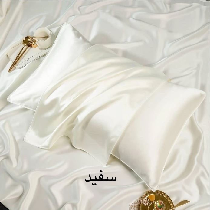 روبالشتی ساتن ابریشم ساده وارداتی مدل پاکتی تک عددی