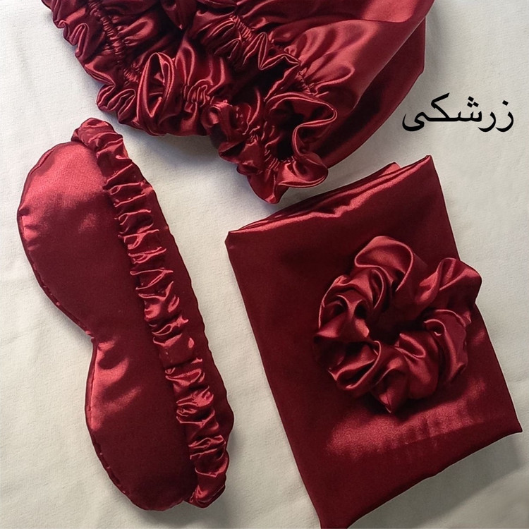 روبالشتی ساتن ابریشم ساده وارداتی مدل پاکتی تک عددی