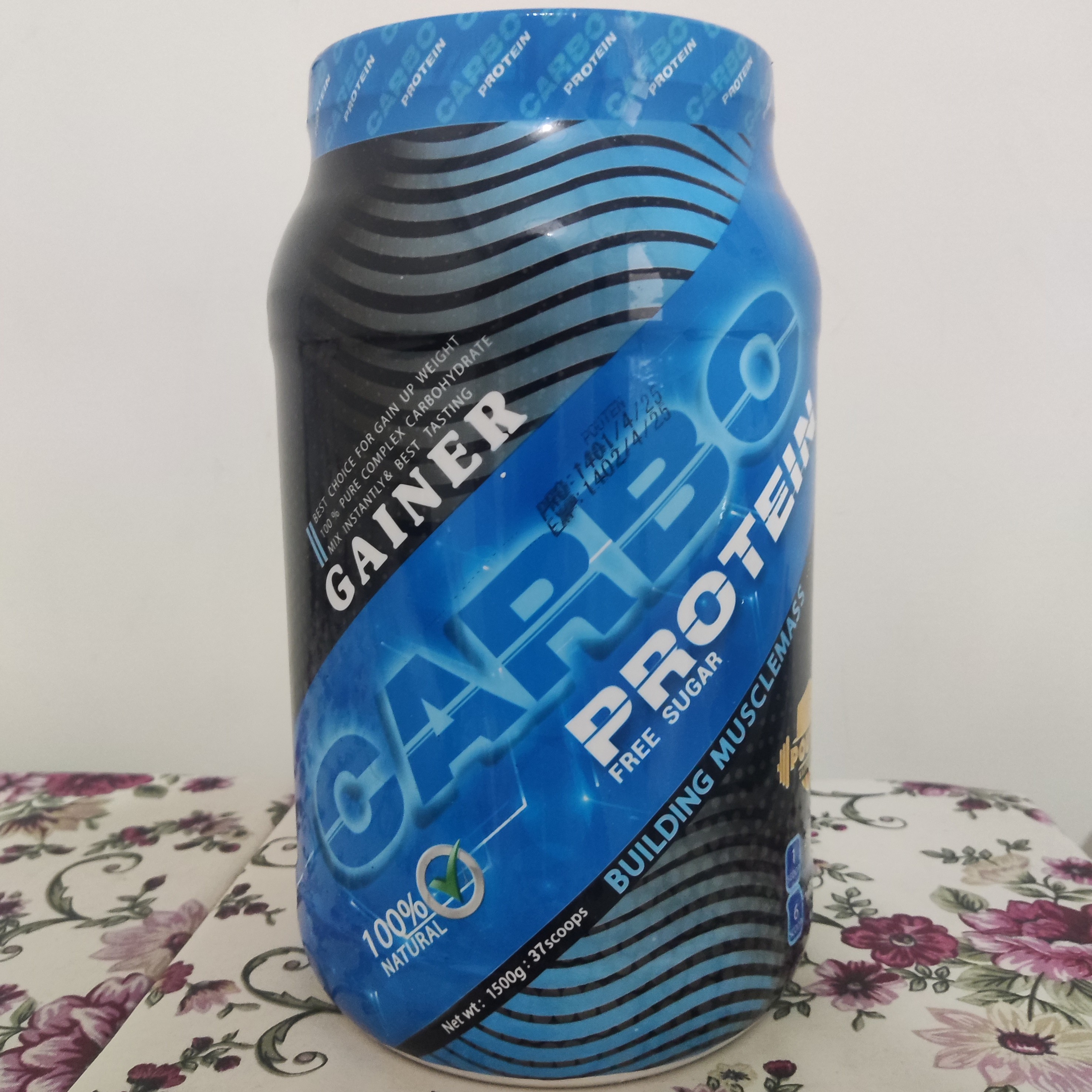 گینر کربو پروتئین وزن 1500 گرم