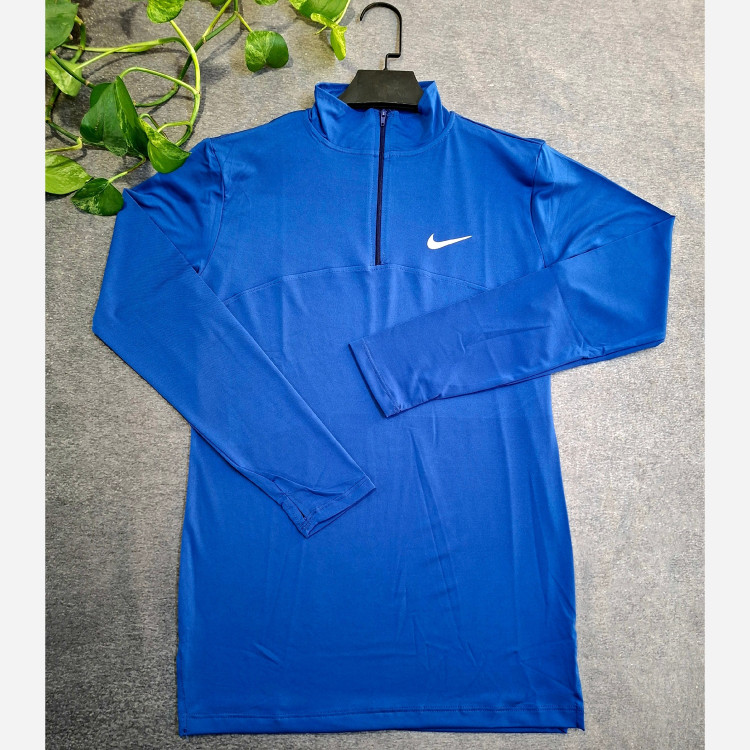 تیشرت نیم زیپ nike زنانه فینگر دار خارجی