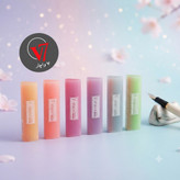 پاکن ژله ای طیف رنگ پاک کن مغز دار رنگی با رنگ های پاستلی با ابعاد 1 در 1/7 در 6/1 سانتیمتر برند V-shaped