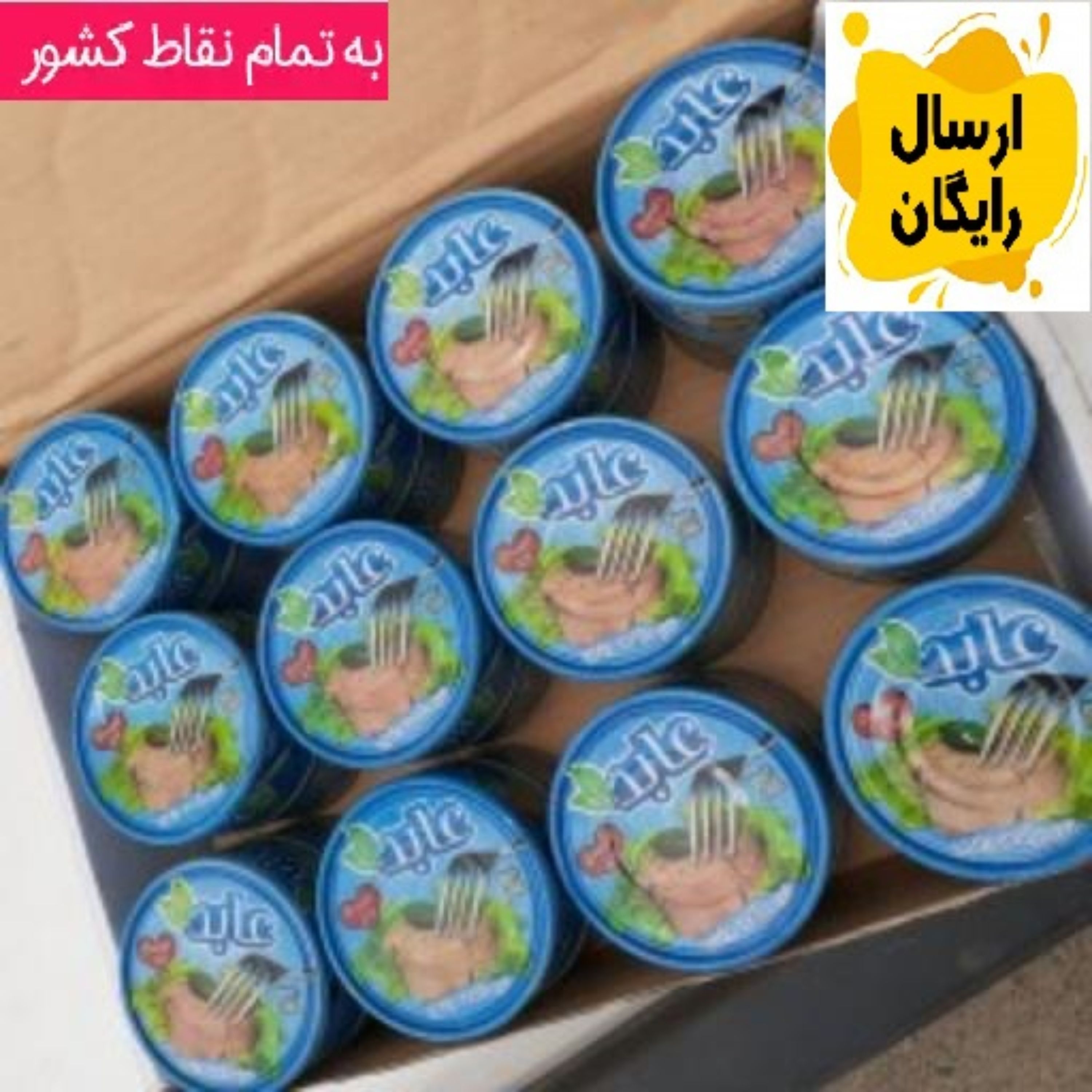 تن ماهی 180 گرم جنوب عابد آسان بازشو بسته24 عددی ارسال رایگان