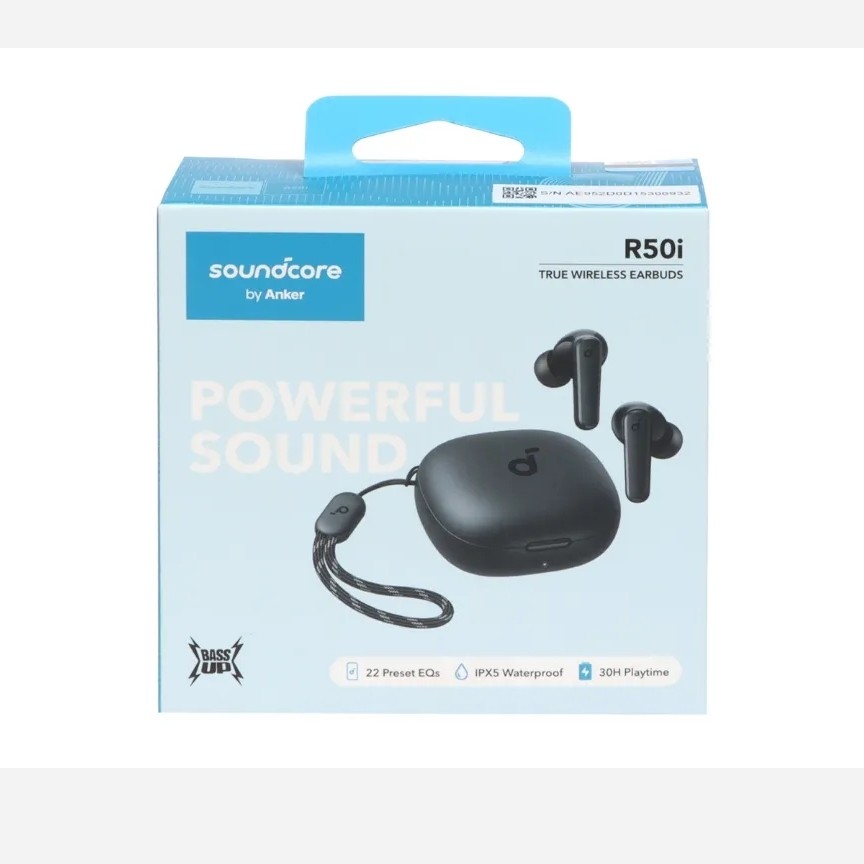 هدفون بلوتوثی انکر مدل R50i اورجینال و با گارانتی 18 ماهه، باتری 30 ساعته، صدای با کیفیت+ اتصال به نرم افزار