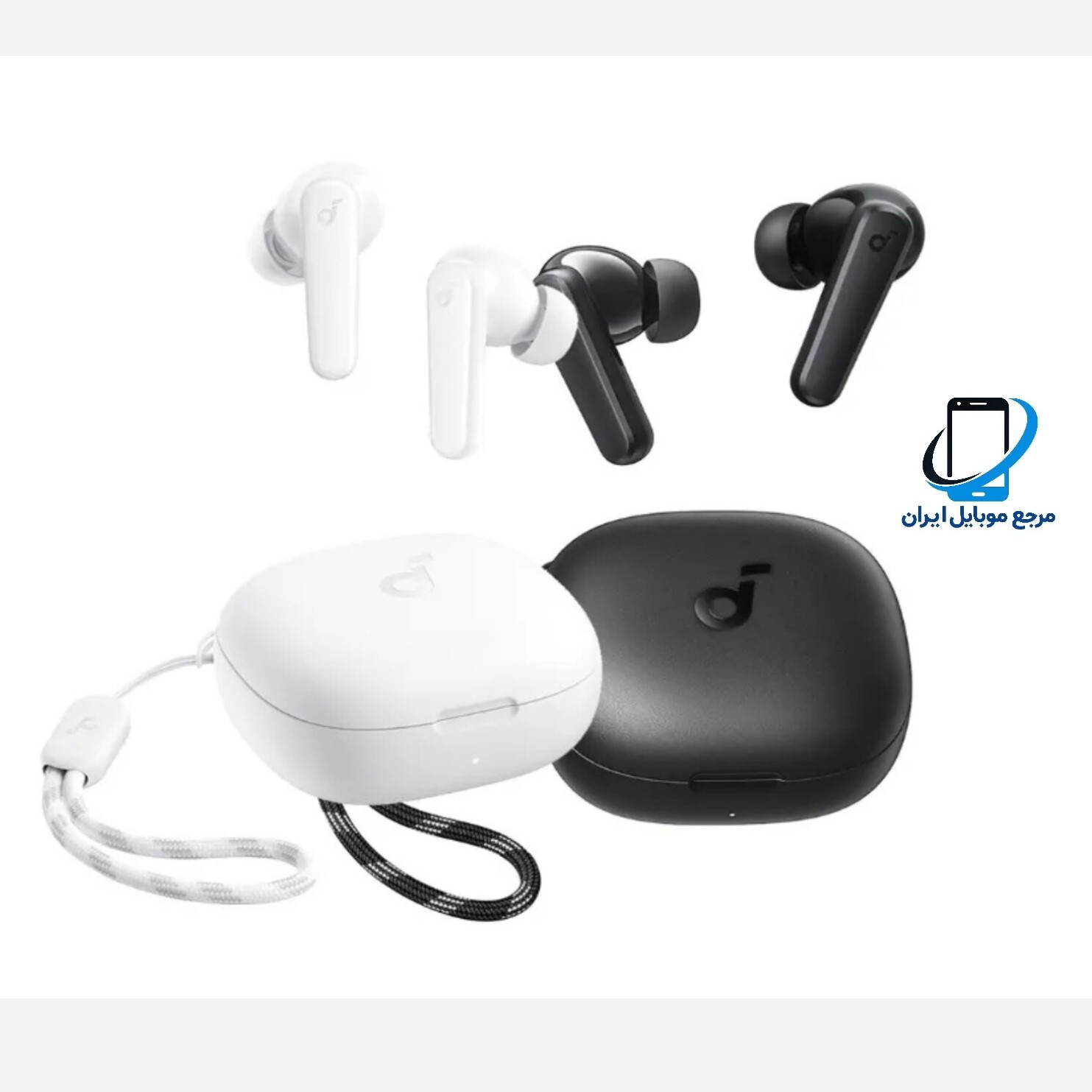 هدفون بلوتوثی انکر مدل R50i اورجینال و با گارانتی 18 ماهه، باتری 30 ساعته، صدای با کیفیت+ اتصال به نرم افزار