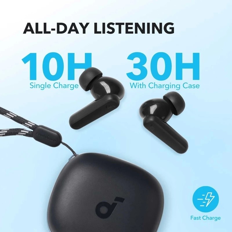 هدفون بلوتوثی انکر مدل R50i اورجینال و با گارانتی 18 ماهه، باتری 30 ساعته، صدای با کیفیت+ اتصال به نرم افزار