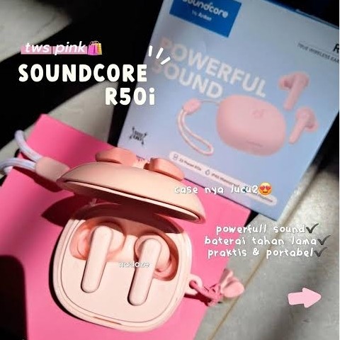 هدفون بلوتوثی انکر مدل R50i اورجینال و با گارانتی 18 ماهه، باتری 30 ساعته، صدای با کیفیت+ اتصال به نرم افزار