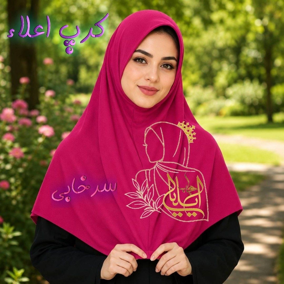 مقنعه نخی اصل بروجرد و کرپ قواره 90 و 100 در رنگبندی کامل