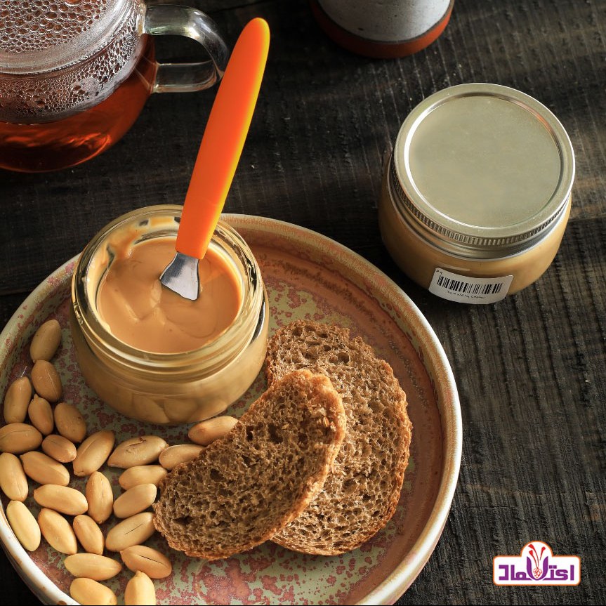 کره بادام زمینی خالص 500 گرمی تازه و بدون افزودنی (آغاز فروش ویژه)