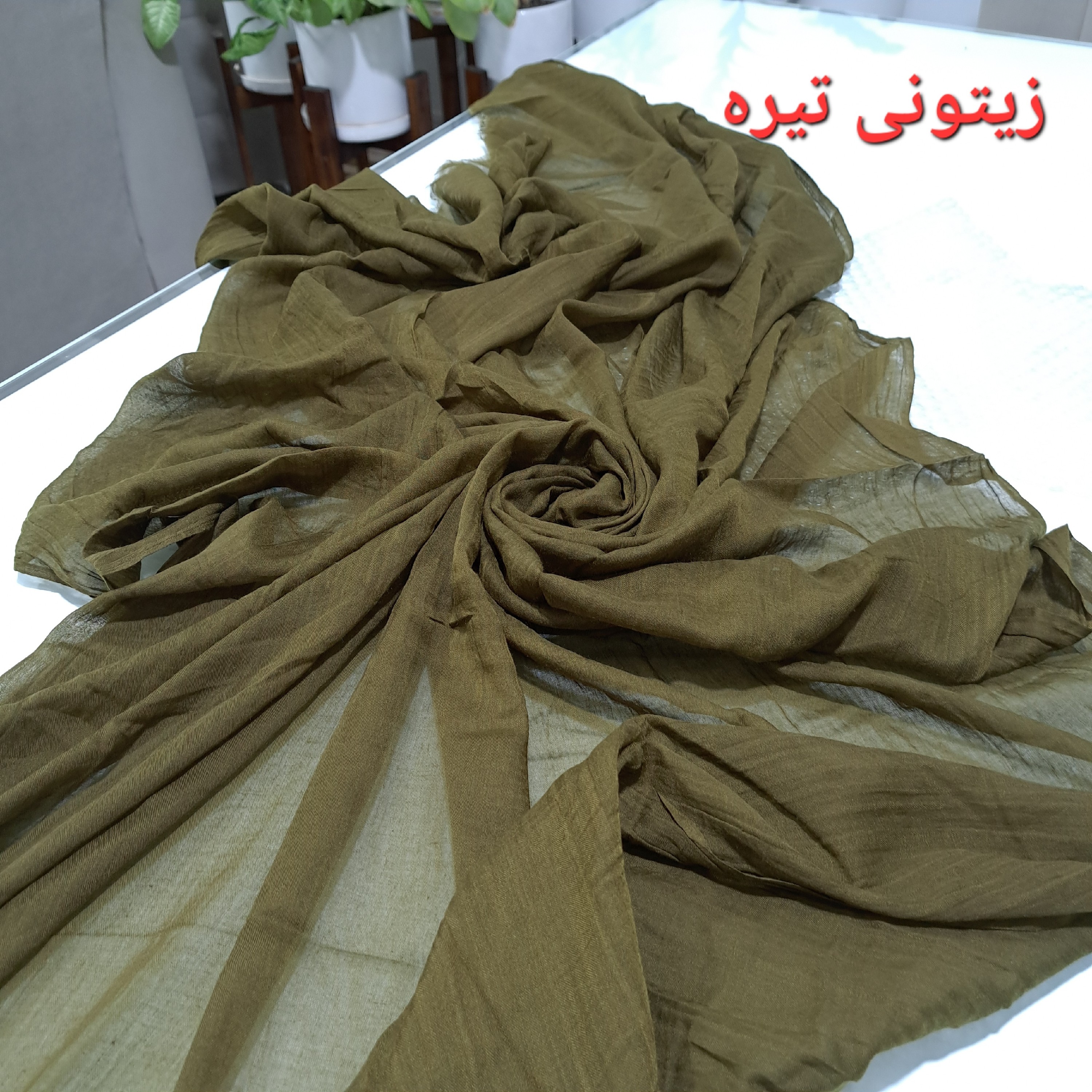 شال نخی سوپر نخ گیاهی کد 105 رنگبندی دارد نرم و لطیف