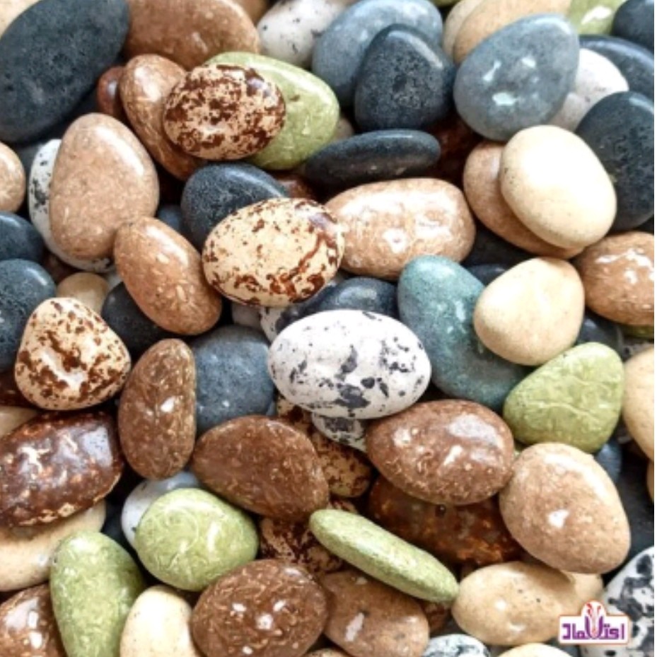 شکلات سنگی رودخونه ای 250 گرمی اعتماد (دراژه سنگی)