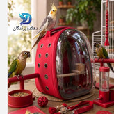 کوله حمل عروس هلندی و پرنده-کیف حمل پرندگان-سایز بزرگ