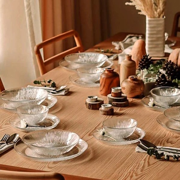 سرویس غذاخوری سولو ( SOLO ) 33 پارچه 6 نفره نوری تازه - ساده