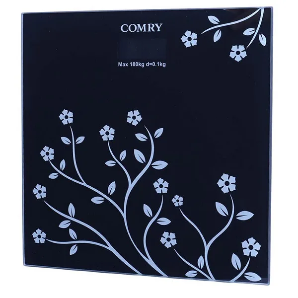 ترازوی وزن کشی دیجیتال کمری COMRY طرح گل