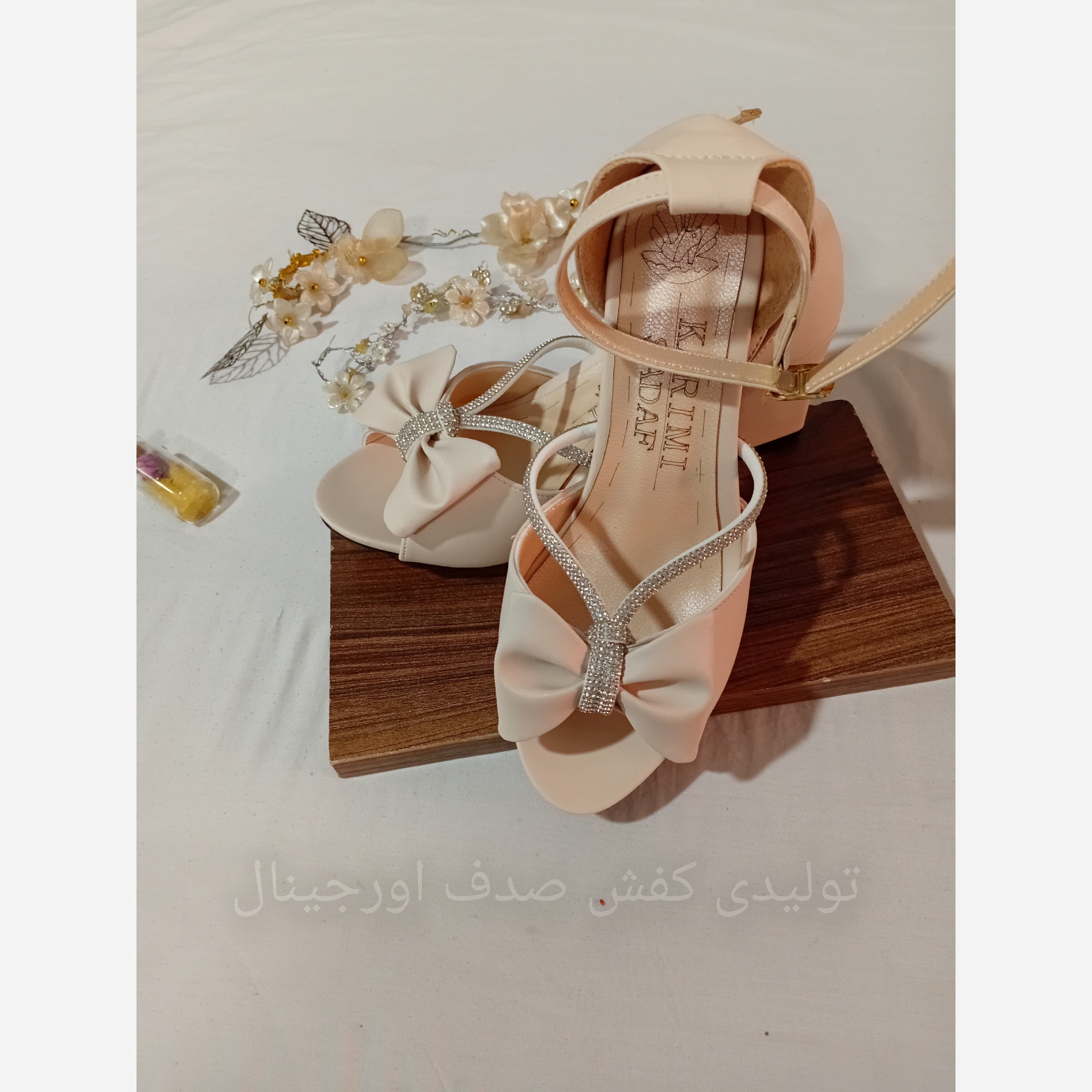 کفش مجلسی زنانه و دخترانه مدل ستایش برند صدف گلد ،صندل مجلسی زنانه،پاشنه 5سانت،37 تا 41