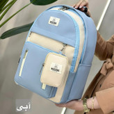 کوله پشتی اسپرت کرومی دو تکه دانشجویی درجه یک