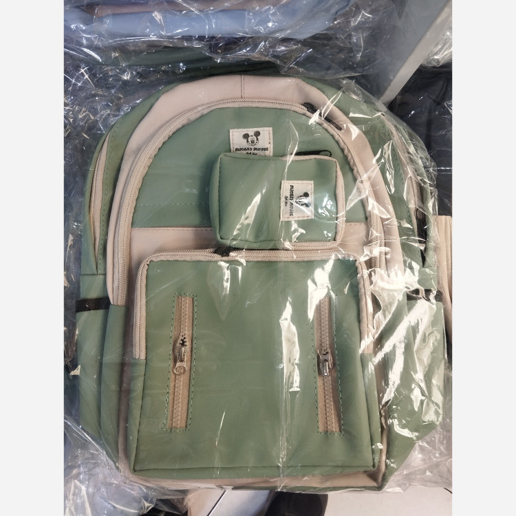 کوله پشتی اسپرت کرومی دو تکه دانشجویی درجه یک