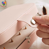 جعبه جواهرات جولری باکس تو چرمی مسافرتی