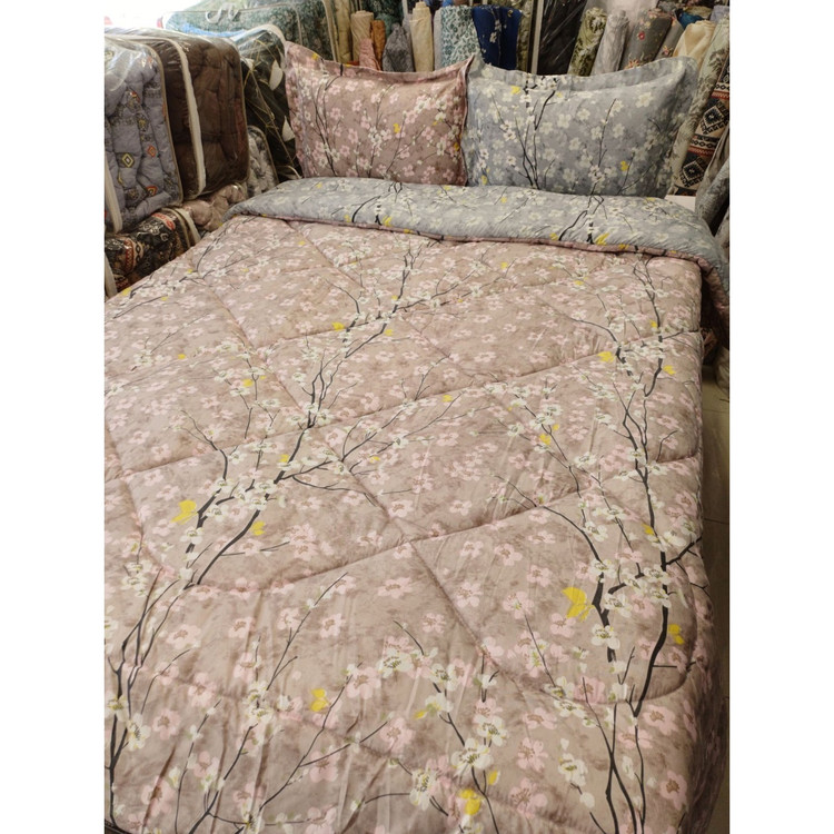 روتختی دونفره میکرو 6 تکه دورویه طرح متنوع(پس کرایه)