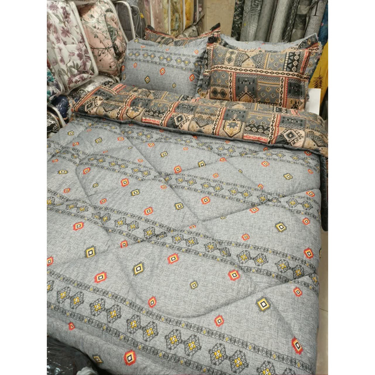 روتختی دونفره میکرو 6 تکه دورویه طرح متنوع(پس کرایه)