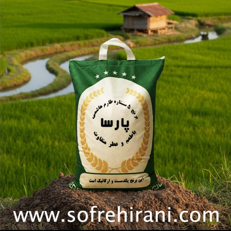 برنج 10 کیلویی طارم هاشمی ممتاز مازندران