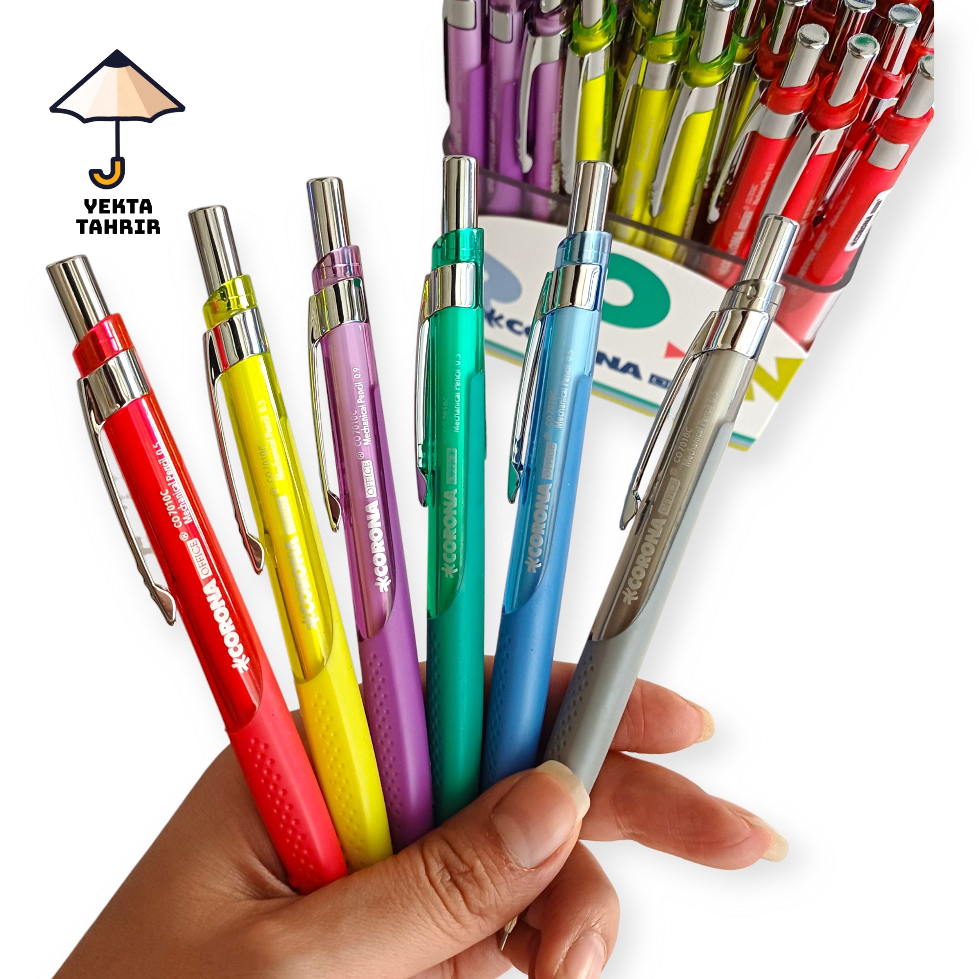 اتود فلزی کرونا 7010C آفیس نوک 0.5 ، 0.7 ، 0.9 گریپ دار
