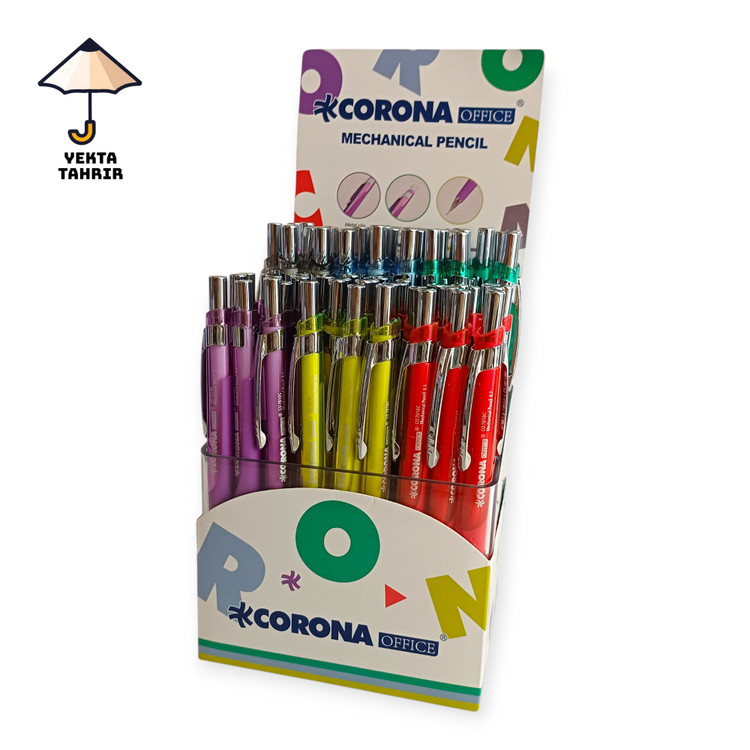 اتود فلزی کرونا 7010C آفیس نوک 0.5 ، 0.7 ، 0.9 گریپ دار