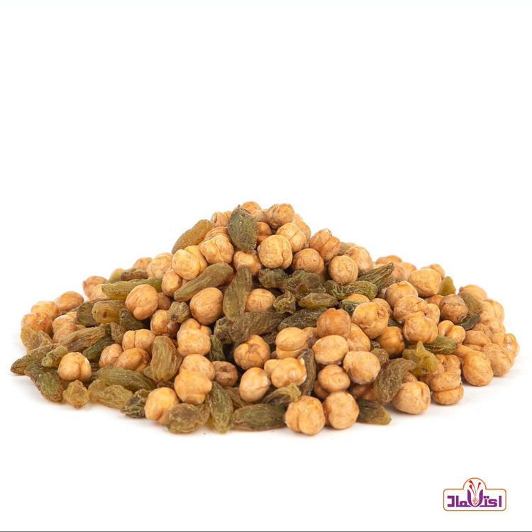 نخود چی کشمش(50درصد) یک کیلویی اعتماد تازه (نخودچی کشمش)
