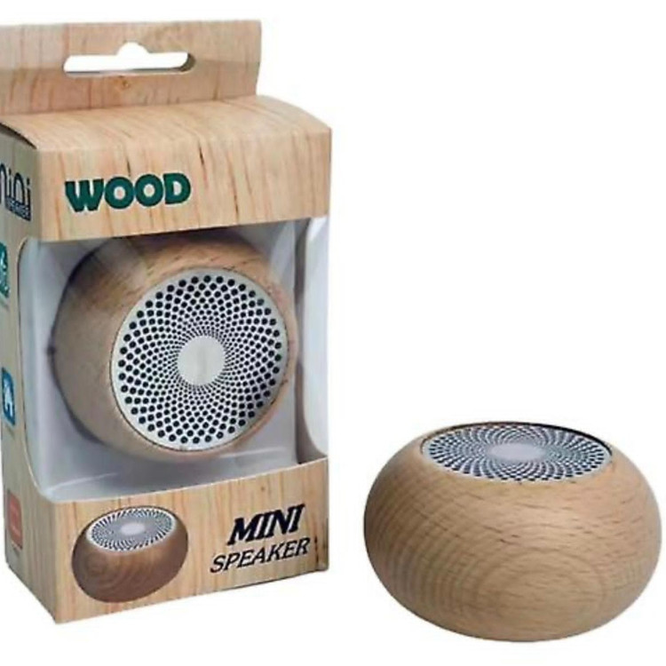 اسپیکر بلوتوث مینی چوبی اورجینال WOOD