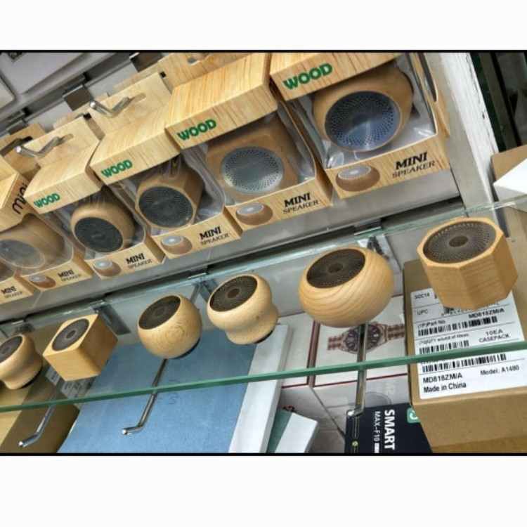 اسپیکر بلوتوث مینی چوبی اورجینال WOOD