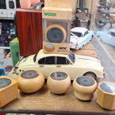اسپیکر بلوتوث مینی چوبی اورجینال WOOD