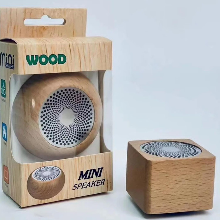 اسپیکر بلوتوث مینی چوبی اورجینال WOOD