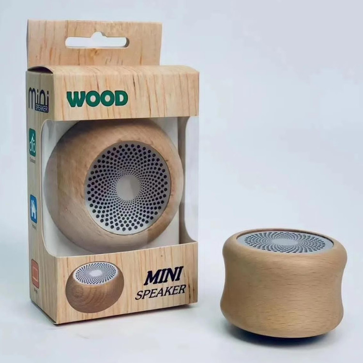 اسپیکر بلوتوث مینی چوبی اورجینال WOOD
