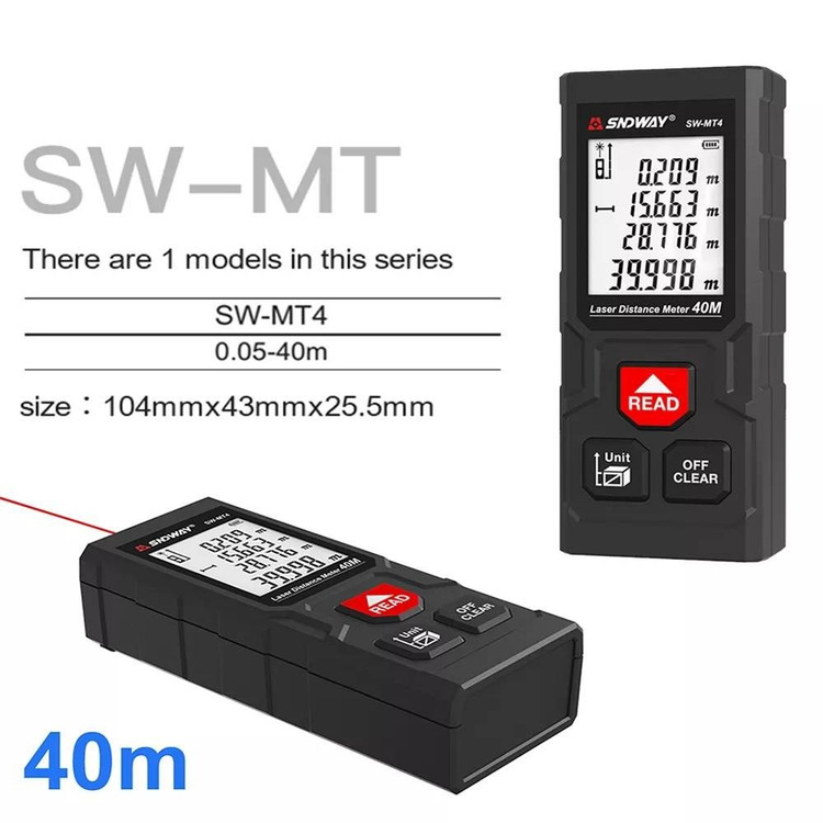 متر لیزری سندوی مدل SNDWAY SW-MT4