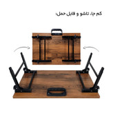 میز لپ تاپ میز تحریر پایه کوتاه قابل تنظیم اقتصادی مدل SE4060