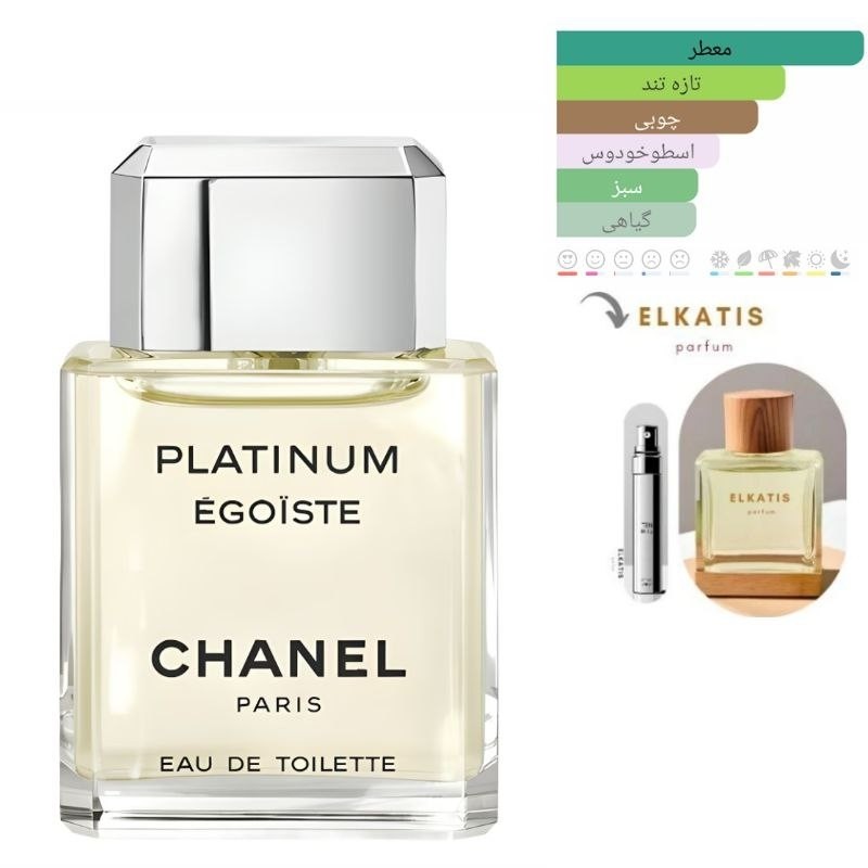 عطر ادکلن شنل پلاتینیوم (1میل)گرید Top