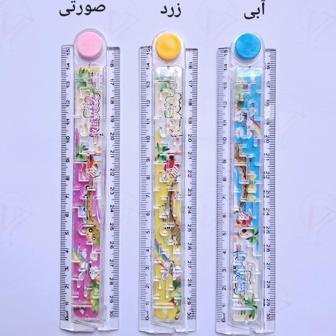 خط کش شابلون دار.خط کش فانتزی شابلون دار