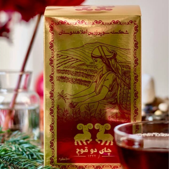 چای شکسته سوپر زرین اعلا دو قوچ - 500 گرم