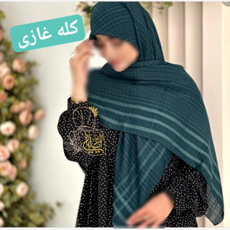 روسری نخی لنین قواره 135 ریشه پرزی