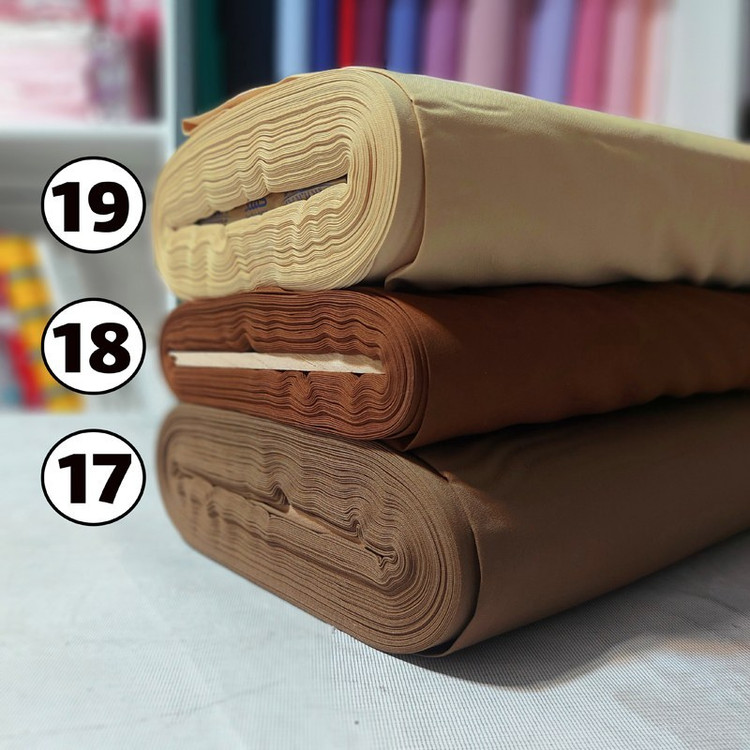 پارچه تترون ساده تک رنگ عرض 90 سانتی متر