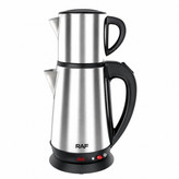 چای ساز برقی راف مدل R.7965 ،گرم نگهدارنده ، 1800 وات ،استیل ضدزنگ