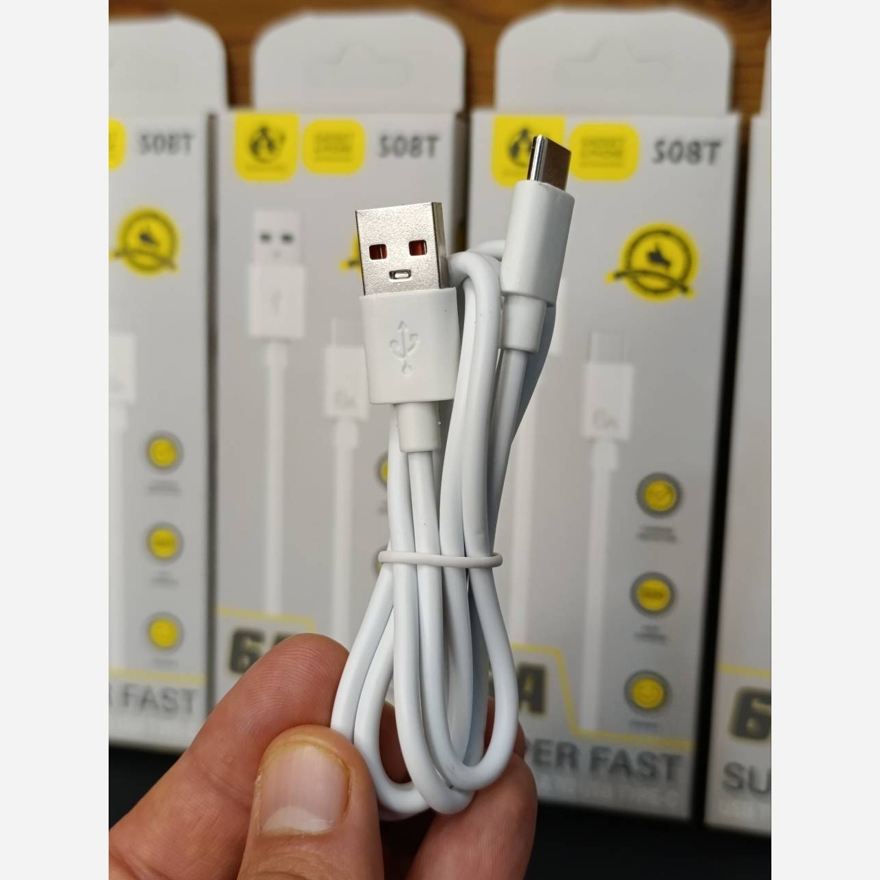 کابل شارژ تایپ سی SASATHREE مدل S08T