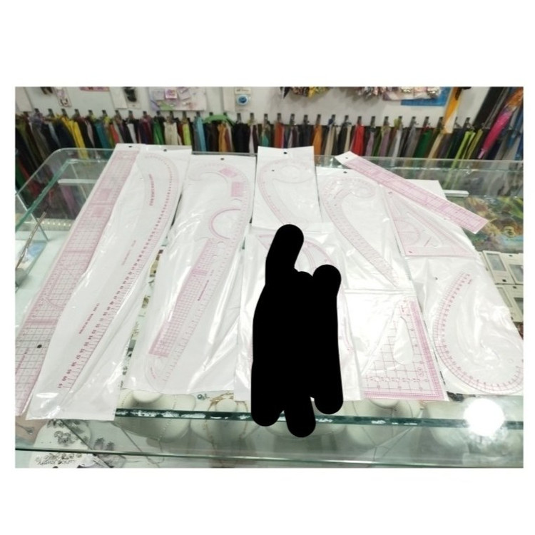 خط کش ژله ای خارجی پک 9 عددی به قیمت عمده