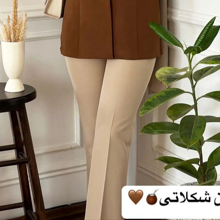 شلوار زنانه سایز36تا60 پشت کش و جیبدار