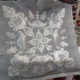 رومیزی خاطره مخمل قلمکاری جدید مربع سایز 90