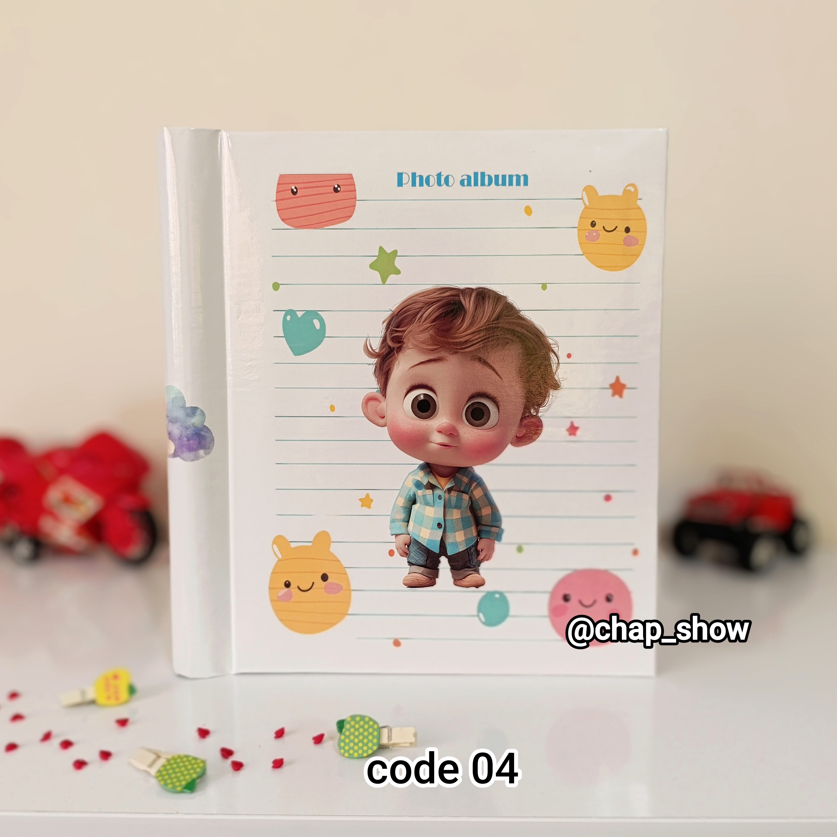 آلبوم عکس چسبی کودک (سایز بزرگ)